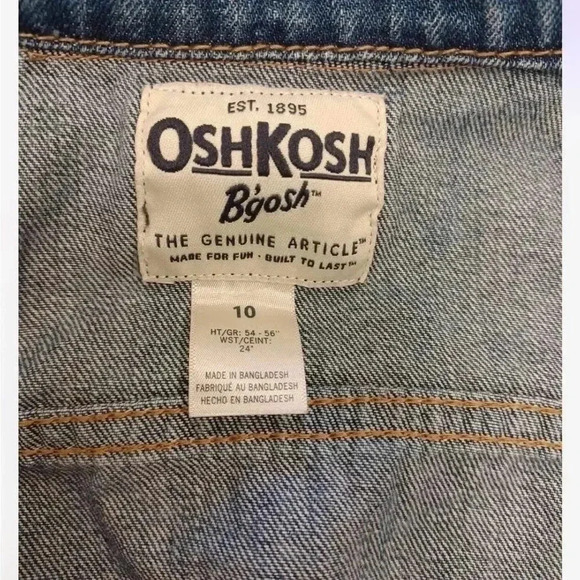 OshKosh B’gosh Denim Jean Jacket Size 10 - Picture 7 of 8